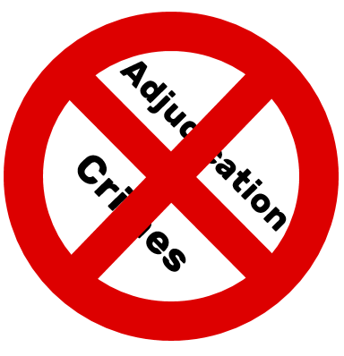 Adjudication Crimes